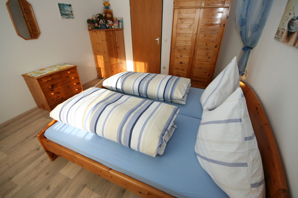 Das kleinere Schlafzimmer